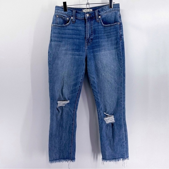 MADEWELL The Perfect Vintage Jeans Parnell Wash High Rise Tapered Mom size 28 - Picture 4 of 10